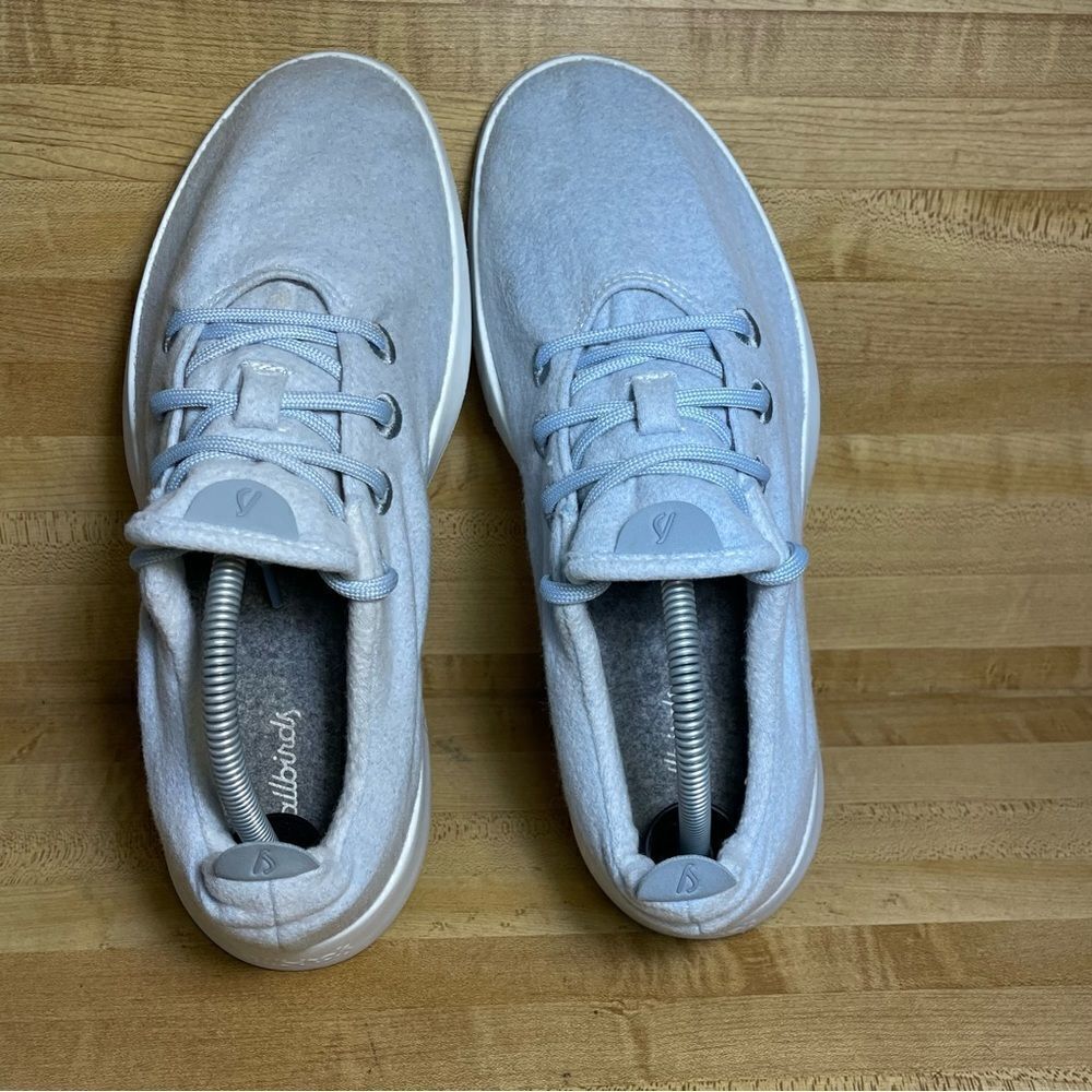 Allbirds Wool Runners Men’s Size 10 Athletic Shoes Sneakers Light Blue 0819 NV1 - Picture 5 of 7